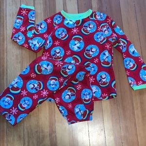 Children’s Place winter theme fleece pajamas